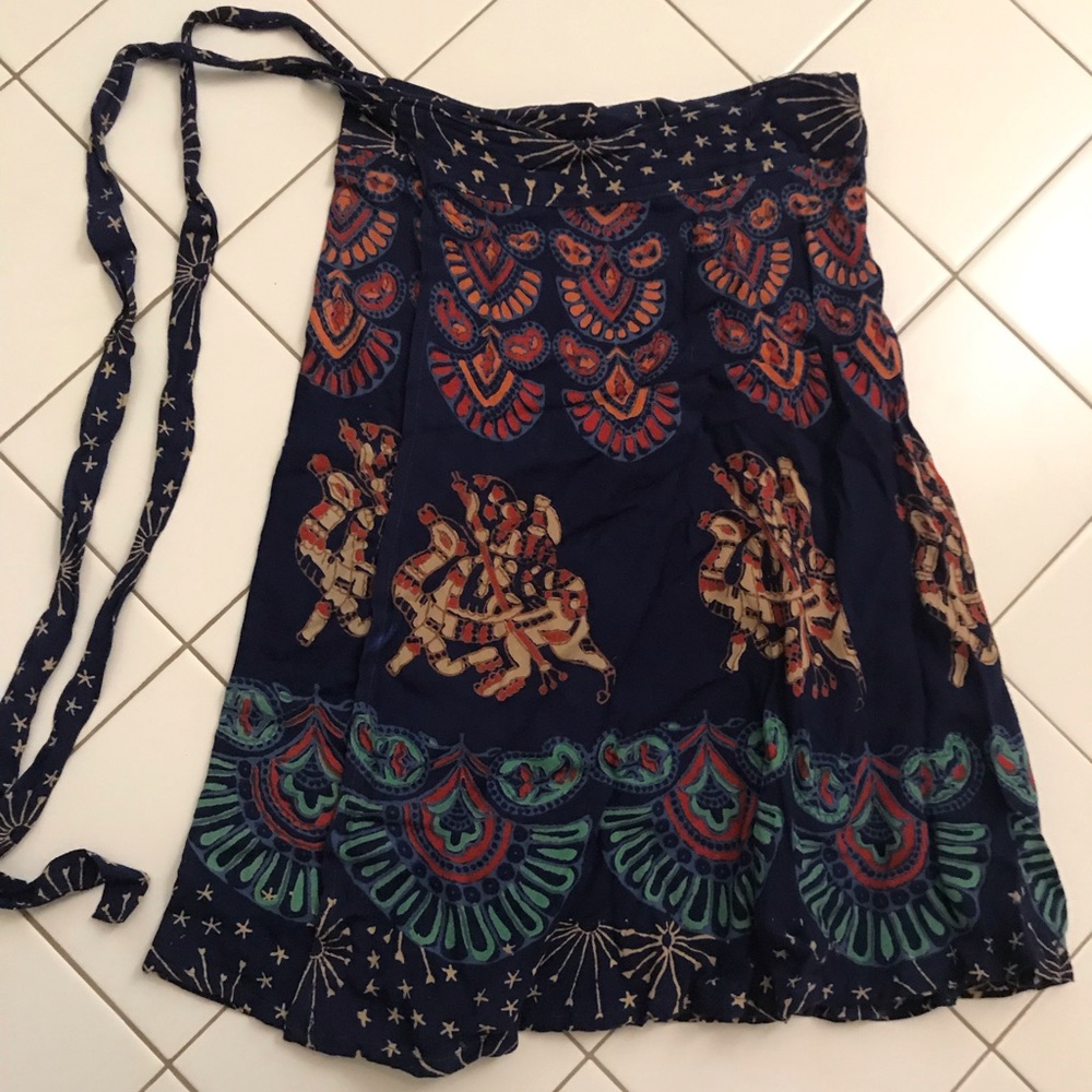 Indian Mandala Wrap Skirt OS